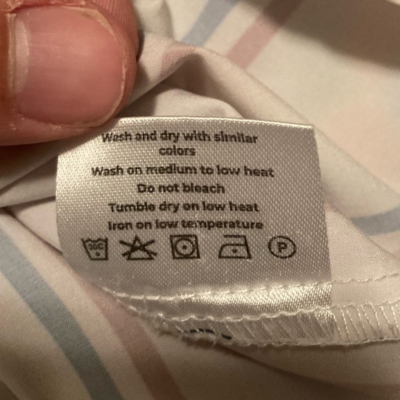 &Collar Short Sleeve Button Down L - Picture 7 of 7